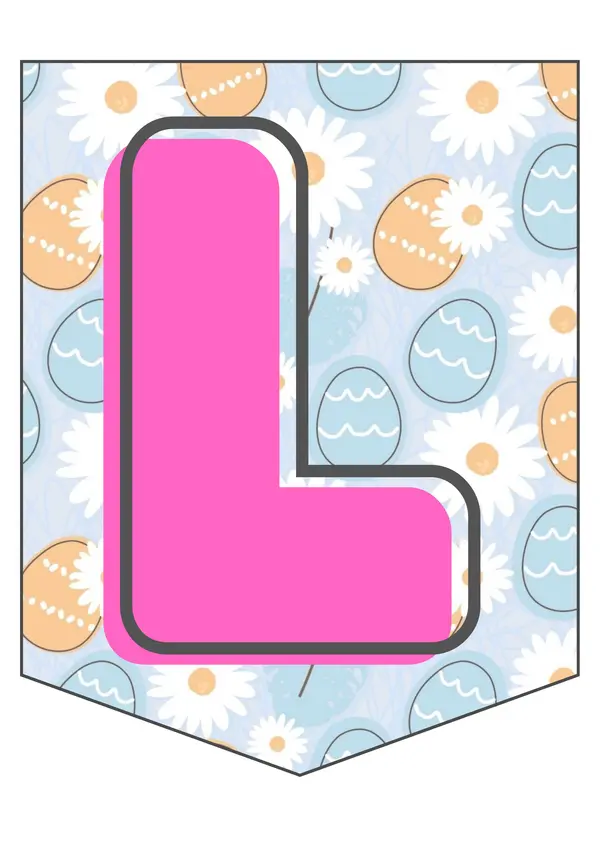 Banderín Feliz Pascua