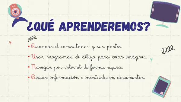 ✨ Unidad 1 de Tecnología (4 clases) ✨