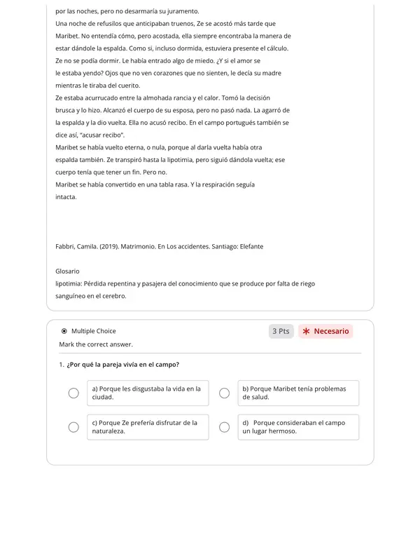 Ensayo exámenes libres 1° Medio Lengua y Literatura