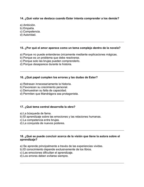 Prueba del libro "Ester y Mandrágora 2: De amor y de magia” (Sophie Dieuaide)