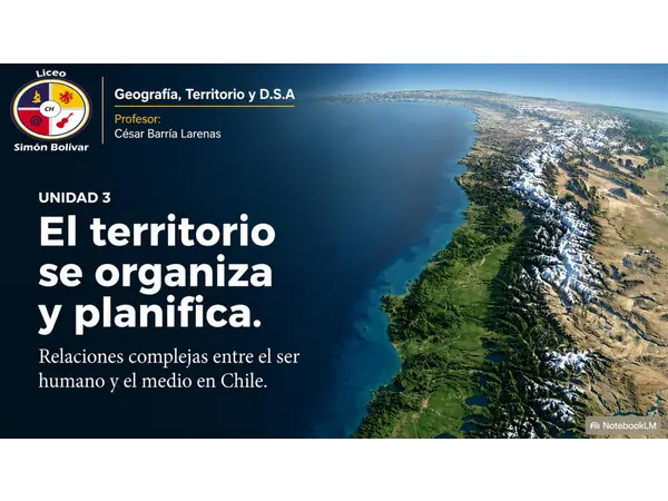 Unidad 3: El territorio se organiza y planifica (Geo, T y DSA)