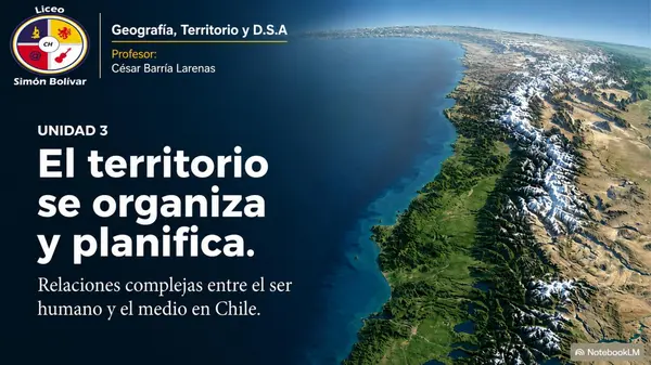 Unidad 3: El territorio se organiza y planifica (Geo, T y DSA)