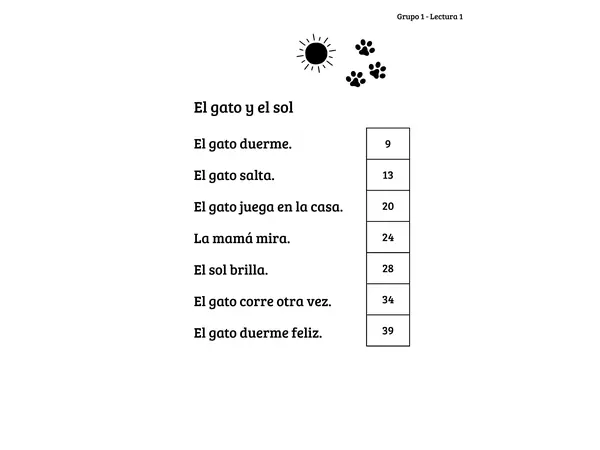 Pack de 6 textos de lectura diferenciada para 2° básico