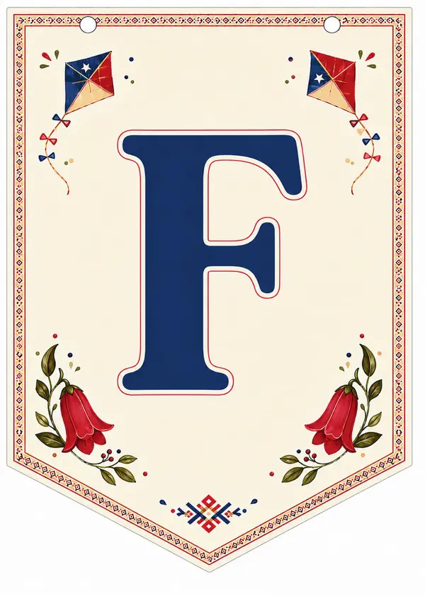 Banderines: Felices fiestas patrias - Imprimible 