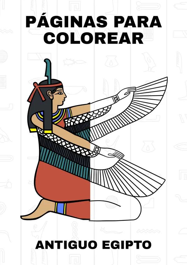 Páginas para colorear Antiguo Egipto