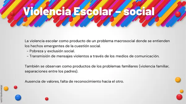 Violencia escolar