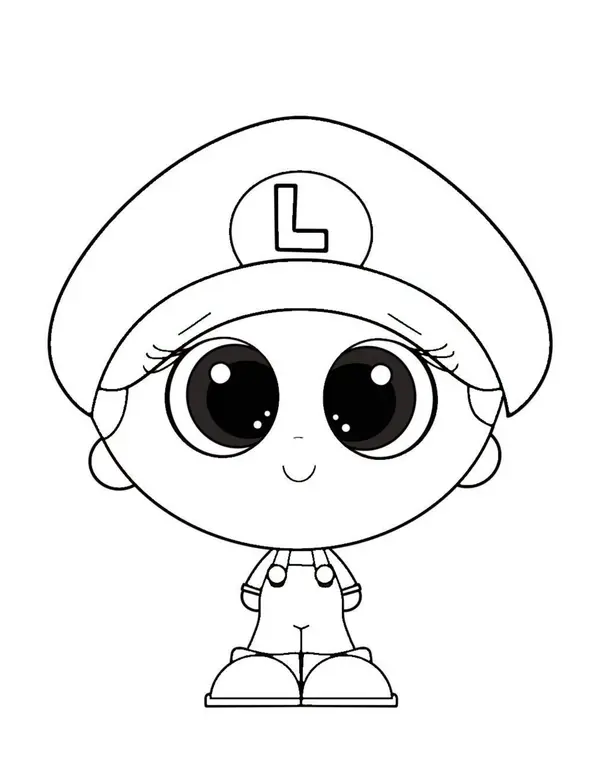Libro para colorear Mario bros
