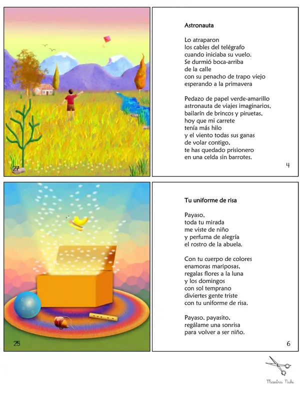 Poemario editado del libro Poemas para un Niño con Sonrisa de Primavera de Pablo Cassi