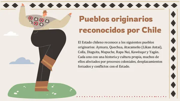 Clase para trabajar conflictos y diversidad cultural pueblos originarios