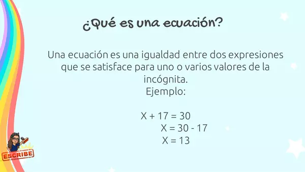 Ecuaciones 