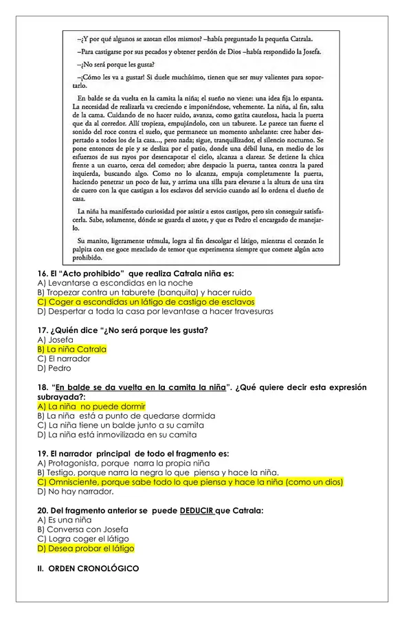 Prueba Lectura - La Quintrala 