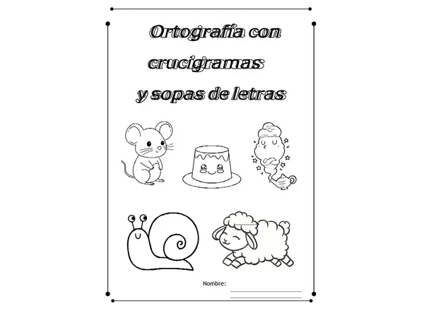 Crucigramas ortográficos Kawaii