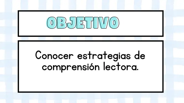 Presentación: 8 habilidades de comprensión lectora