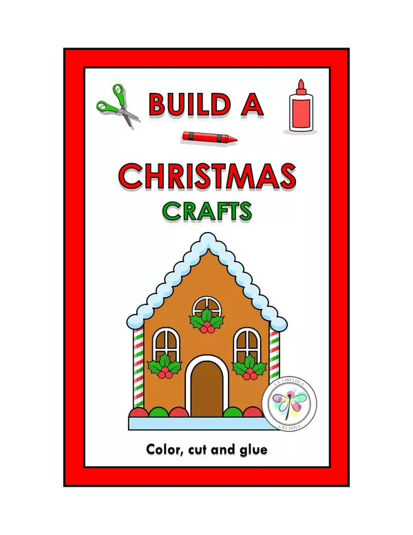 Build a Christmas Gingerbread house Craft Construye Casa Jengibre Navidad