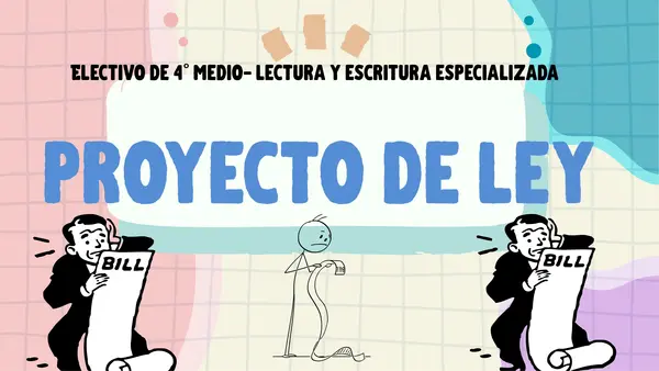 Confección de un proyecto de ley lectura y escritura especializada