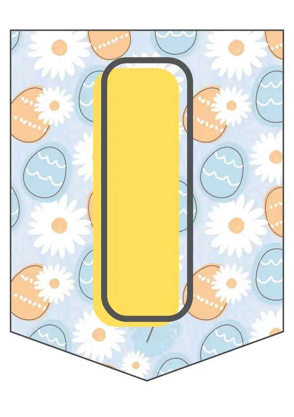 Banderín Feliz Pascua