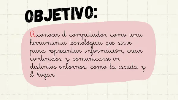 ✨ Unidad 1 de Tecnología (4 clases) ✨