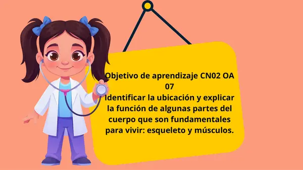 Presentación clase de ciencias "los músculos y los huesos" 2°año 