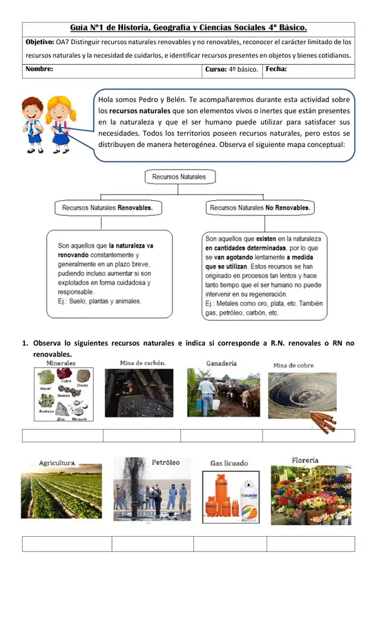 Guía de recursos naturales 
