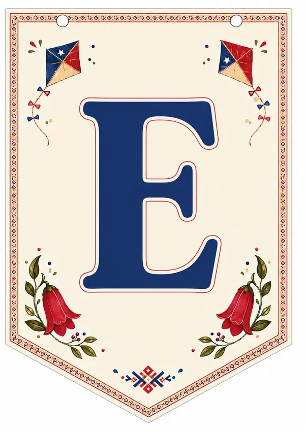 Banderines: Felices fiestas patrias - Imprimible 