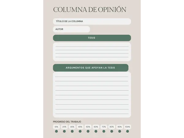 Columna de opinión 