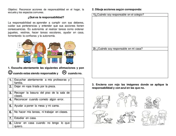 Guía historia respeto, amabilidad y empatía