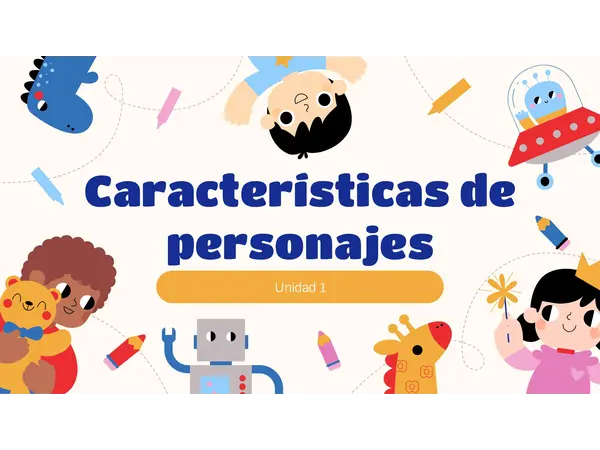 características de los persoanjes