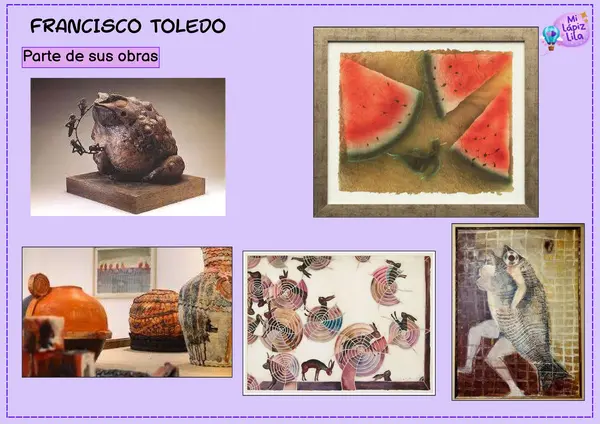 FRANCISCO TOLEDO PINTOR- GRABADOR- CERAMISTA Y ACTIVISTA MEXICANO