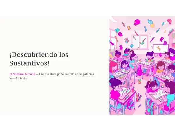 descubriendo los Sustantivos 