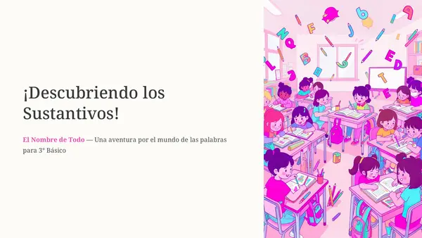 descubriendo los Sustantivos 