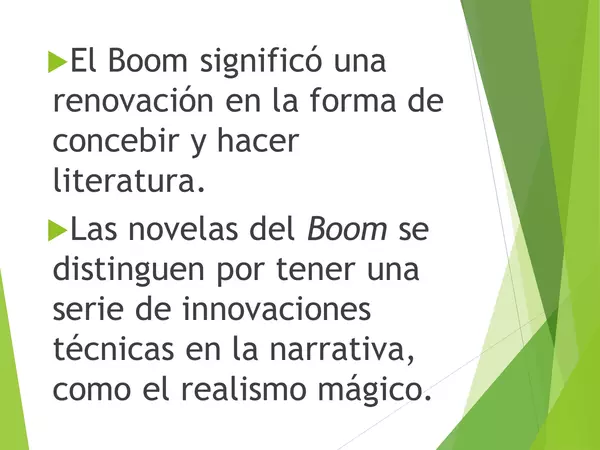 Presentacion el boom de la literatura latinoamericana, lenguaje, cuarto medio