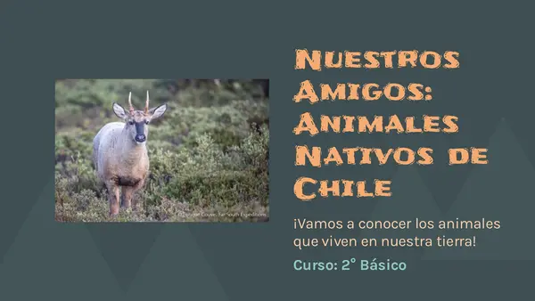 Especies Nativas Complementar clases de la Lección 3 Unidad 2