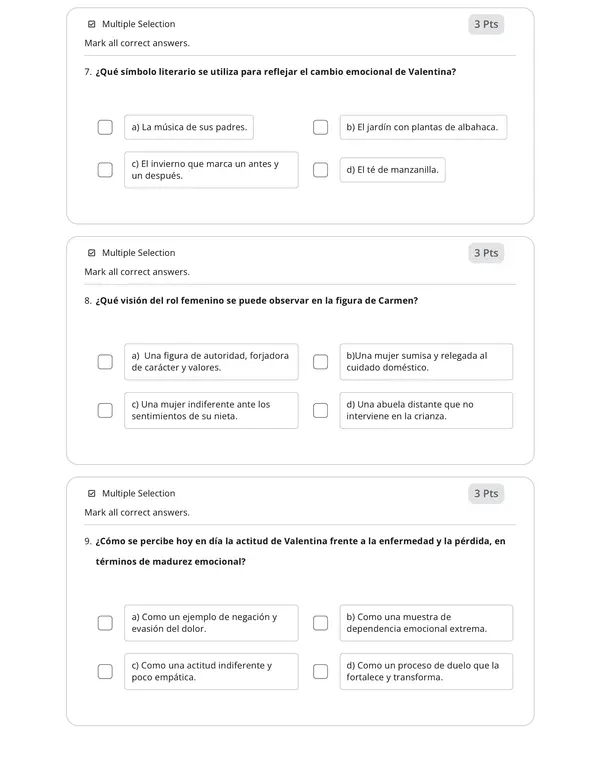 Ensayo exámenes libres 8° básico Lengua y Literatura