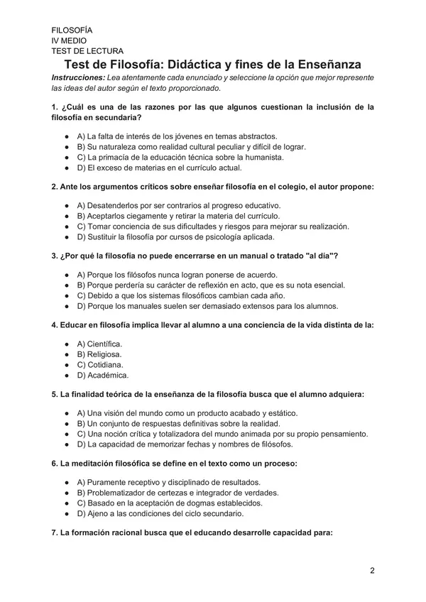 Test de lectura Salazar Bondy