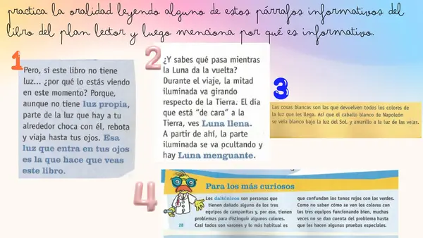 Ciencias y Lenguaje: Luz y colores libro y documental (Clase completa)