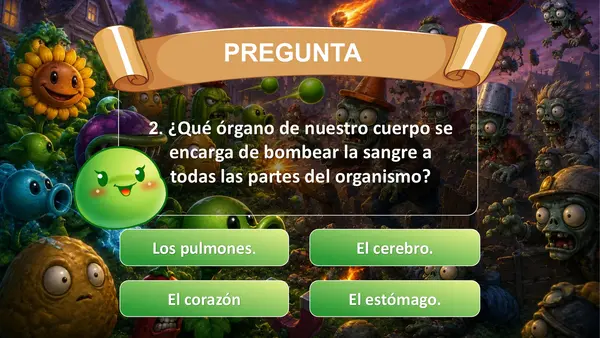 CIENCIA Y MATEMATICAS PLANTAS ZOMBIES