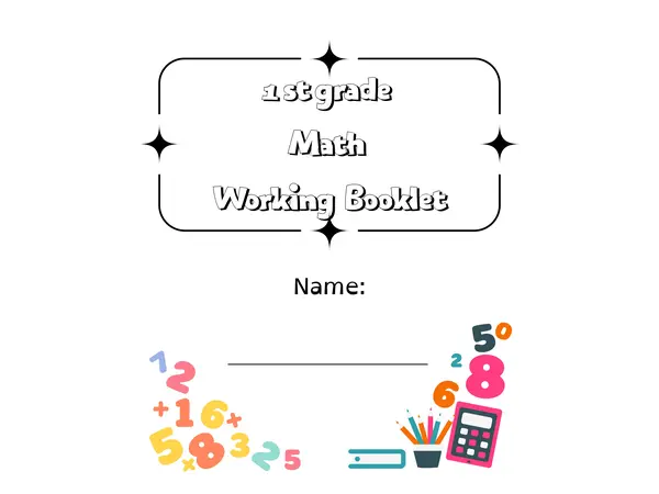Cuadernillo Matemáticas en Inglés 1ro Básico 