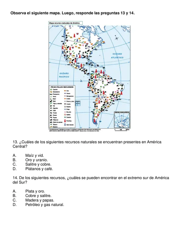 Evaluación segundo semestre de historia, 4° año básico.