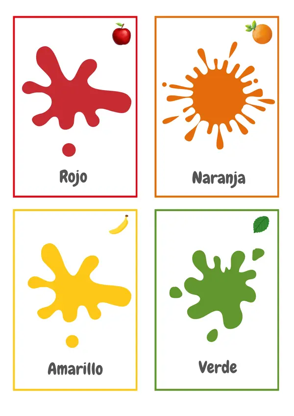 Los colores Flashcards