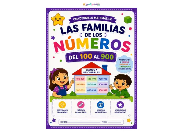 CUADERNILLO: FAMILIA DE LOS NÚMEROS (100-900)