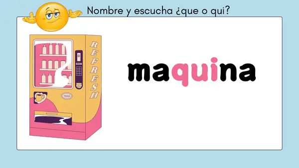 Repasar que - qui (discriminar, leer y escribir)