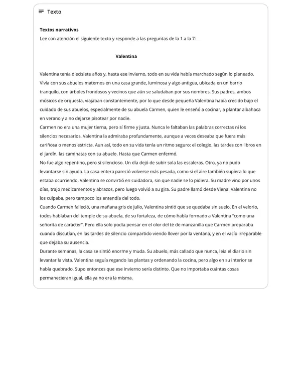 Ensayo exámenes libres 8° básico Lengua y Literatura