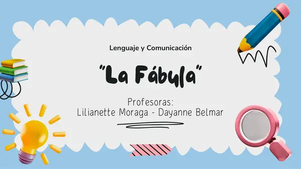 Presentación fábula