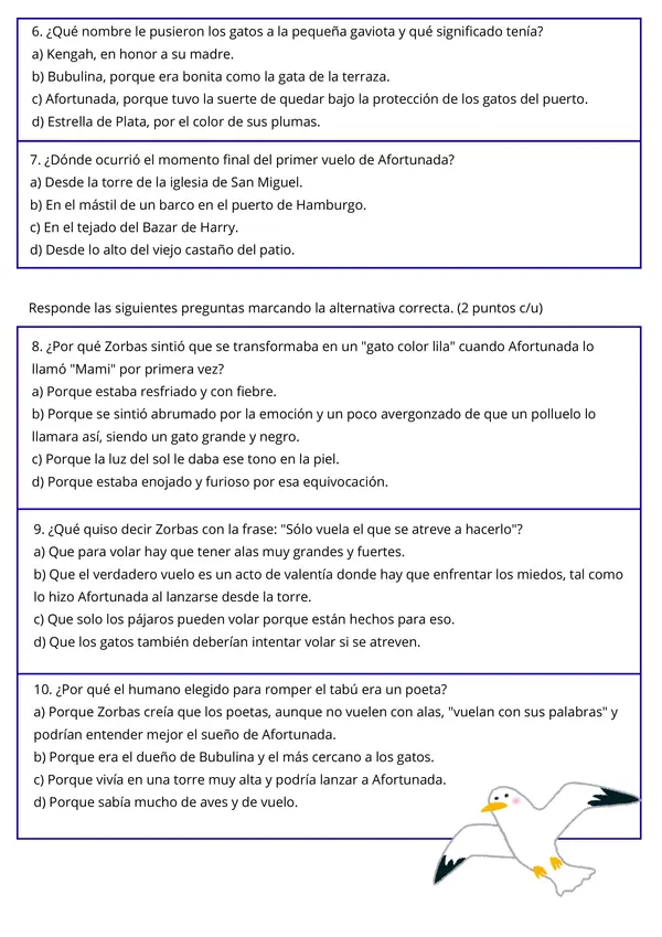 PRUEBA Historia de una gaviota y del gato que le enseñó a volar