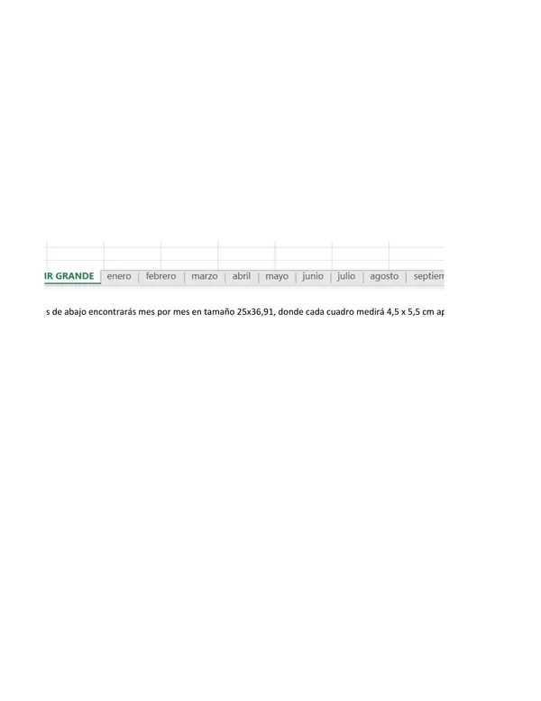 Calendario grande para oficina