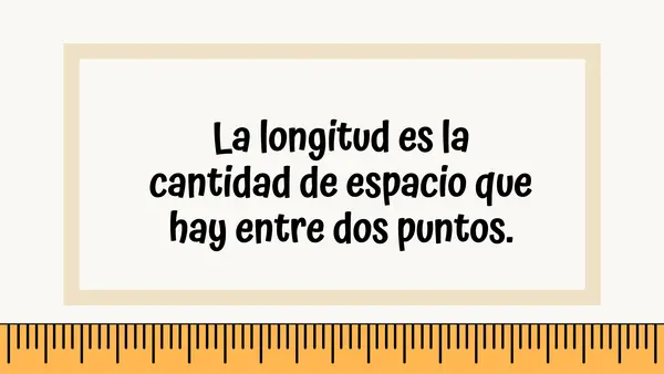 Unidades de longitud: m y cm