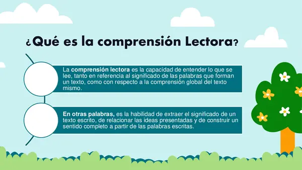 Estrategias de comprensión Lectora.