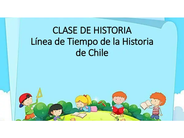 Línea de tiempo ¿Cómo se formó la sociedad chilena?