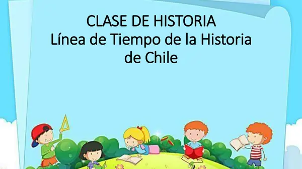 Línea de tiempo ¿Cómo se formó la sociedad chilena?