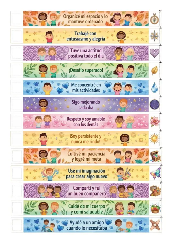 Pulseras de refuerzo positivo